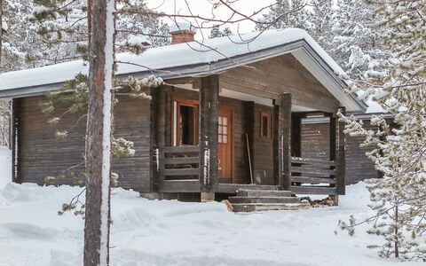 Lemmenliekki 3: Legna, Villetta, Log Cabin, Foresta, Capannone, Edifici Giardino, Larice, Woodland, Color Legno