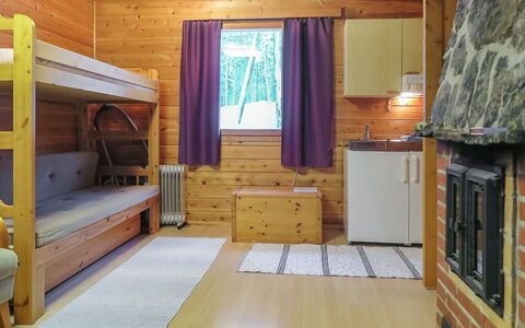Lemmenliekki 3: Legna, Villetta, Log Cabin, Foresta, Capannone, Edifici Giardino, Larice, Woodland, Color Legno