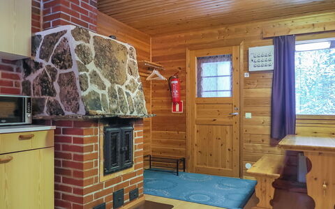 Lemmenliekki 3: Legna, Villetta, Log Cabin, Foresta, Capannone, Edifici Giardino, Larice, Woodland, Color Legno