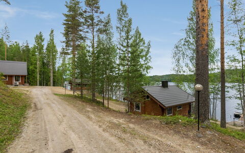Vuorilahti: Villetta, Casa, Lotto, Woodland, Larice, Raccordo, Log Cabin, Edifici Giardino