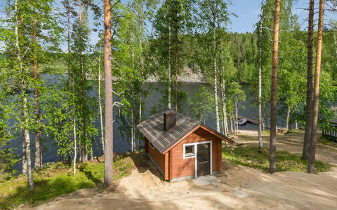 Vuorilahti: Albero, Legna, Foresta, Villetta, Woodland, Capannone, Lotto, Log Cabin, Edifici Giardino, Tronco