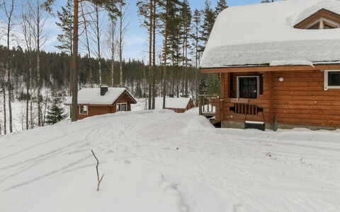 Vuorilahti: Neve, Legna, Inverno, Villetta, Casa, Casa, Congelamento, Fenomeno Geologico, Log Cabin