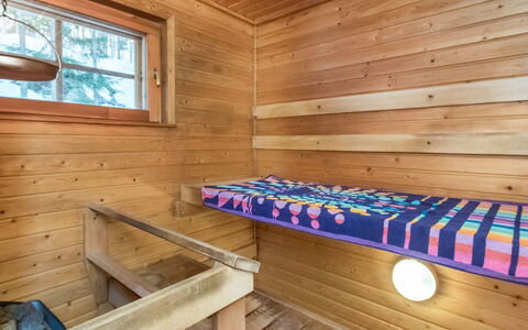 Saarijärvi: Legna, Villetta, Log Cabin, Foresta, Capannone, Edifici Giardino, Larice, Woodland, Color Legno