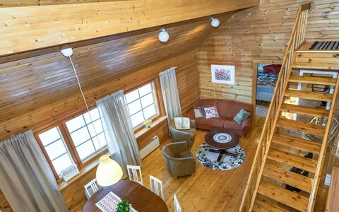 Saarijärvi: Legna, Villetta, Log Cabin, Foresta, Capannone, Edifici Giardino, Larice, Woodland, Color Legno