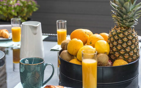 Les Terrasses de la Plage: Cibo, Frutta, Brunch, Ingrediente, Prima Colazione, Pianta