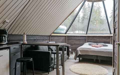 Arctic Light Hut: Waterway, Banca, Alveo, Lago, Villetta, Foresta, Canale, Serbatoio, Log Cabin