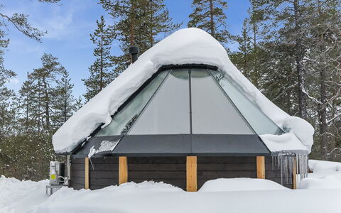 Arctic Light Hut: Waterway, Banca, Alveo, Lago, Villetta, Foresta, Canale, Serbatoio, Log Cabin
