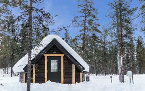 Arctic Light Hut: Waterway, Banca, Alveo, Lago, Villetta, Foresta, Canale, Serbatoio, Log Cabin