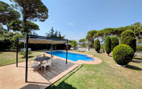 Style: Piscina, Shade, Giardino, Landscaping, Tempo Libero, Backyard, Ricorrere, Erba Sintetica, Prato, Design