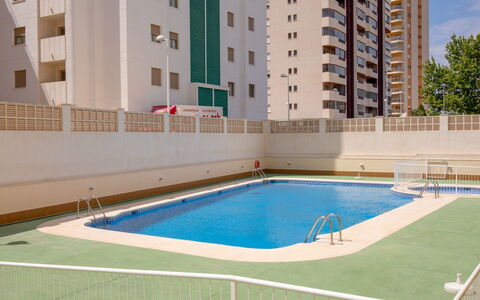 Calpe Calp 1110: Proprietà, Piscina, Appartamento, Costruzione, Condominio, Immobiliare, Casa, Tempo Libero, Architettura, Zona Residenziale
