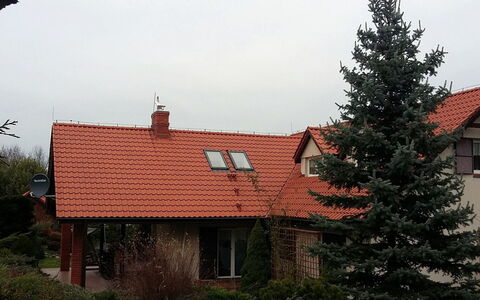 Latków: Pianta, Cielo, Costruzione, Finestra, Proprietà, Nube, Casa, Architettura, Legna, Larice