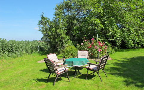 Horumersiel 656: Proprietà, Paesaggio Naturale, Erba, Giardino, Cortile, Prato, Immobiliare, Albero, Villetta, Backyard