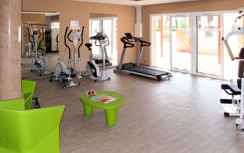 Argelès sur Mer 627: Proprietà, Legna, Macchina Per Allenamento, Interior Design, Pavimentazione, Pavimento, Tempo Libero, Palestra, Latifoglie