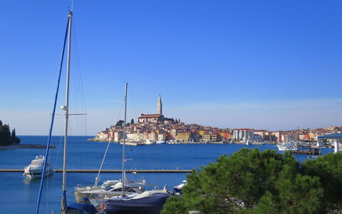 Rovinj 683: Acqua, Cielo, Barca, Moto D'Acqua, Costiera E Morfologie Oceanic, Lago, Albero, Albero, Nube, Costruzione