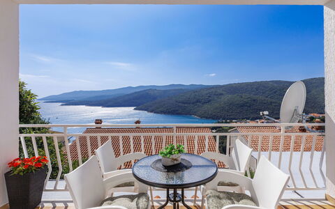 Rabac 638: Mobilia, Appartamento, Casa, Balcone, Ricorrere, Sedia, Costa, Eco Hotel, Mobili Da Esterno, Portico