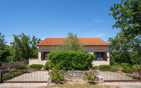 Krk Krk 664: Albero, Costruzione, Casa, Zona Residenziale, Casa, Arbusto, Facciata, Architettura, Tetto