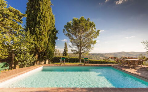 Pozza Di Volpaia: Acqua, Cielo, Proprietà, Pianta, Nube, Verde, Piscina, Natura, Azzurro, Albero