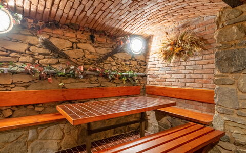 Haus Polivka: Costruzione, Legna, Muratura, Fascio, Interior Design, Brick, Parete, Casa, Soffitto, Latifoglie