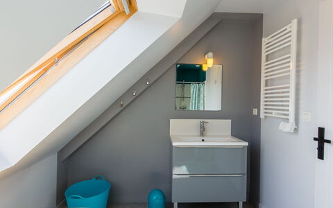 Tregunc 634: Specchio, Proprietà, Lavello, Rubinetto, Idraulico Fixture, Interior Design, Legna, Bagno, Lavandino Del Bagno