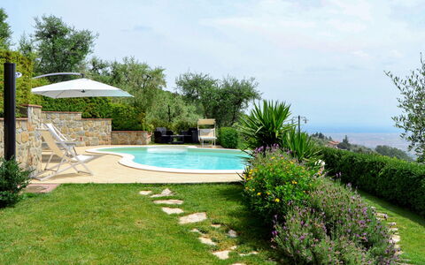Villa i Cipressi: Proprietà, Erba, Piscina, Prato, Paesaggio Naturale, Backyard, Giardino, Cortile, Paesaggio, Immobiliare