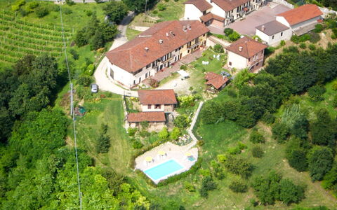 Cortazzone 603: Visione Globale, Fotografia Aerea, Proprietà, Estate, Zona Residenziale, Casa, Costruzione, Immobiliare, Dimora, Paesaggio