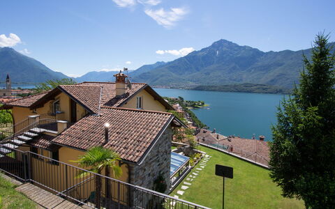 La Becca: Montagna, Catena Montuosa, Geografia Montane, Proprietà, Alpi, Cielo, Casa, Tetto, Lago, Paesino Di Montagna
