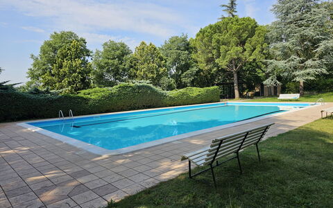 Le Tende: Acqua, Cielo, Giorno, Nube, Pianta, Piscina, Azzurro, Shade, Rettangolo, Albero