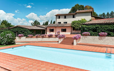 Colle Val D'Elsa 616: Proprietà, Piscina, Costruzione, Casa, Vacanza, Immobiliare, Villa, Casa, Architettura, Hacienda