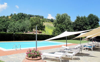 Figline Val D'arno 606: Proprietà, Piscina, Tempo Libero, Immobiliare, Vacanza, Shade, Ricorrere, Costruzione, Casa, Estate