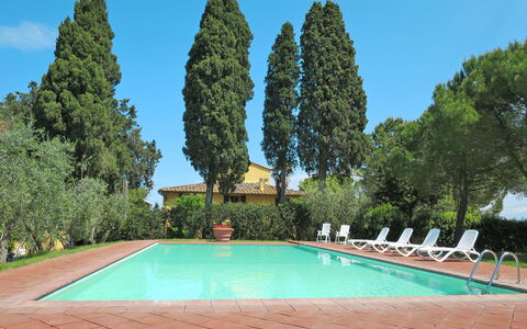 Tavarnelle Val di Pesa 617: Acqua, Pianta, Cielo, Piscina, Albero, Erba, Tempo Libero, Shade, Paesaggio Naturale, Immobiliare