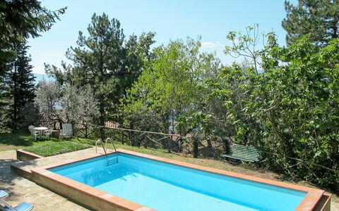 Castelfranco di Sopra 605: Acqua, Pianta, Cielo, Piscina, Shade, Albero, Rettangolo, Tempo Libero, Erba, Paesaggio