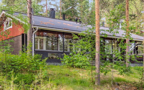 Luppo-Koli: Legna, Villetta, Log Cabin, Foresta, Capannone, Edifici Giardino, Larice, Woodland, Color Legno