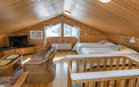 Luppo-Koli: Legna, Villetta, Log Cabin, Foresta, Capannone, Edifici Giardino, Larice, Woodland, Color Legno