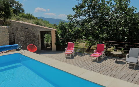 Chaud'Abri: Proprietà, Piscina, Casa, Tempo Libero, Immobiliare, Casa, Vacanza, Backyard, Costruzione, Villa