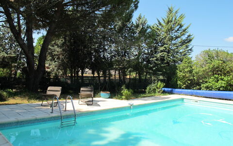 La Rouveyrolle: Acqua, Pianta, Piscina, Cielo, Azzurro, Shade, Albero, Erba, Tempo Libero, Mobili Da Esterno