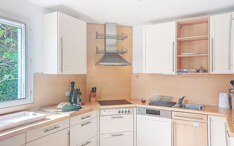 Olivier: Cucina, Elettrodomestico Da Cucina, Controsoffitto, Cabinetry, Apparecchio Major, Legna, Mobilia, Interior Design, Pavimentazione, Lavandino Della Cucina