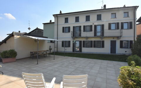 La Corte Bricca (Casa Padronale): Proprietà, Costruzione, Casa, Appartamento, Immobiliare, Casa, Facciata, Camera, Estate, Cortile