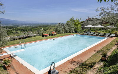 Montevarchi 613: Acqua, Pianta, Cielo, Piscina, Costruzione, Albero, Shade, Rettangolo, Corpo D'Acqua, Tempo Libero