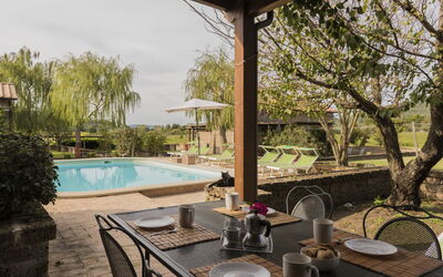 Lago di Bolsena 621: Ricorrere, Mobili Da Esterno, Mobilia, Piscina, Shade, Vaso Di Fiori, Eco Hotel, Sedia, Giardino