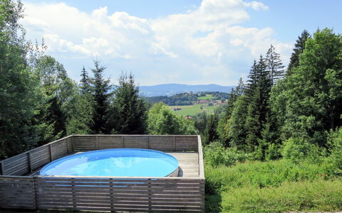 Kreuzbuche: Proprietà, Piscina, Paesaggio Naturale, Immobiliare, Albero, Casa, Paesaggio, Montagna, Tempo Libero, Estate