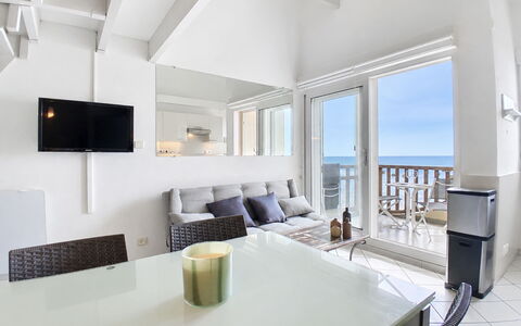 Lacanau 280: Mobilia, Pavimento, Appartamento, Pavimentazione, Interior Design, Mare, Camera, Balcone, Oceano, Latifoglie