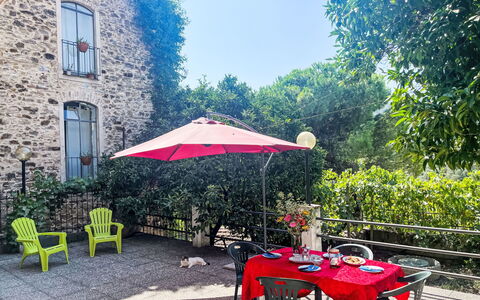 Casa Simona (Dol134): Pianta, Costruzione, Cielo, Proprietà, Mobilia, Tavolo, Finestra, Foglia, Shade, Mobili Da Esterno