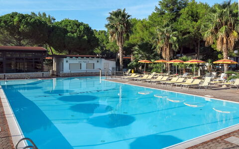 Vieste 612: Piscina, Proprietà, Tempo Libero, Immobiliare, Acqua, Ricorrere, Vacanza, Casa, Albero, Centro Ricreativo