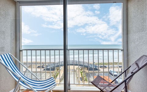 Les Sables D'Argent: Mare, Oceano, Costa, Spiaggia, Balcone, Recinzione, Sedia, Corrimano, Alluminio