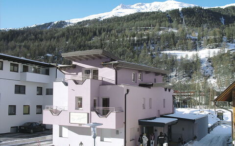 Sölden 730: Cielo, Montagna, Costruzione, Finestra, Neve, Casa, Pendenza, Albero, Paesaggio, Geografia Montane