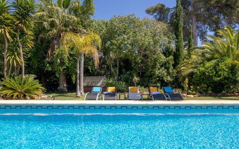 Villa Adelfa: Acqua, Pianta, Cielo, Proprietà, Piscina, Azzurro, Paesaggio Naturale, Albero, Vegetazione, Costiera E Morfologie Oceanic