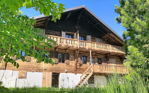 Champery 602: Legna, Villetta, Casa, Portico, Latifoglie, Plank, Log Cabin, Agriturismo, Estate, Balcone