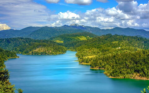 Lady Lavender: Blu, Risorse Idriche, Acqua, Corpo D'Acqua, Geografia Montane, Paesaggio Naturale, Collina, Montagna, Alveo, Nube