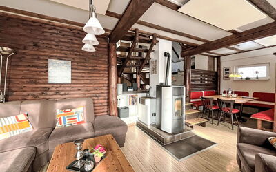 Knusperhaus Gretel 200.45: Mobilia, Legna, Casa, Interior Design, Soggiorno, Villetta, Sedia, Divano, Camera, Log Cabin