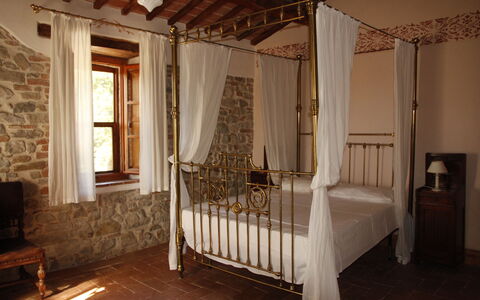 Villa Venanzo: Camera, Letto, Mobilia, Proprietà, Interior Design, Pavimento, Costruzione, Camera Da Letto, Letto A Baldacchino, Telaio Del Letto